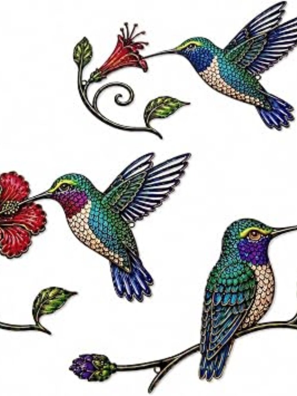 3-PIECE HUMMINGBIRD SET